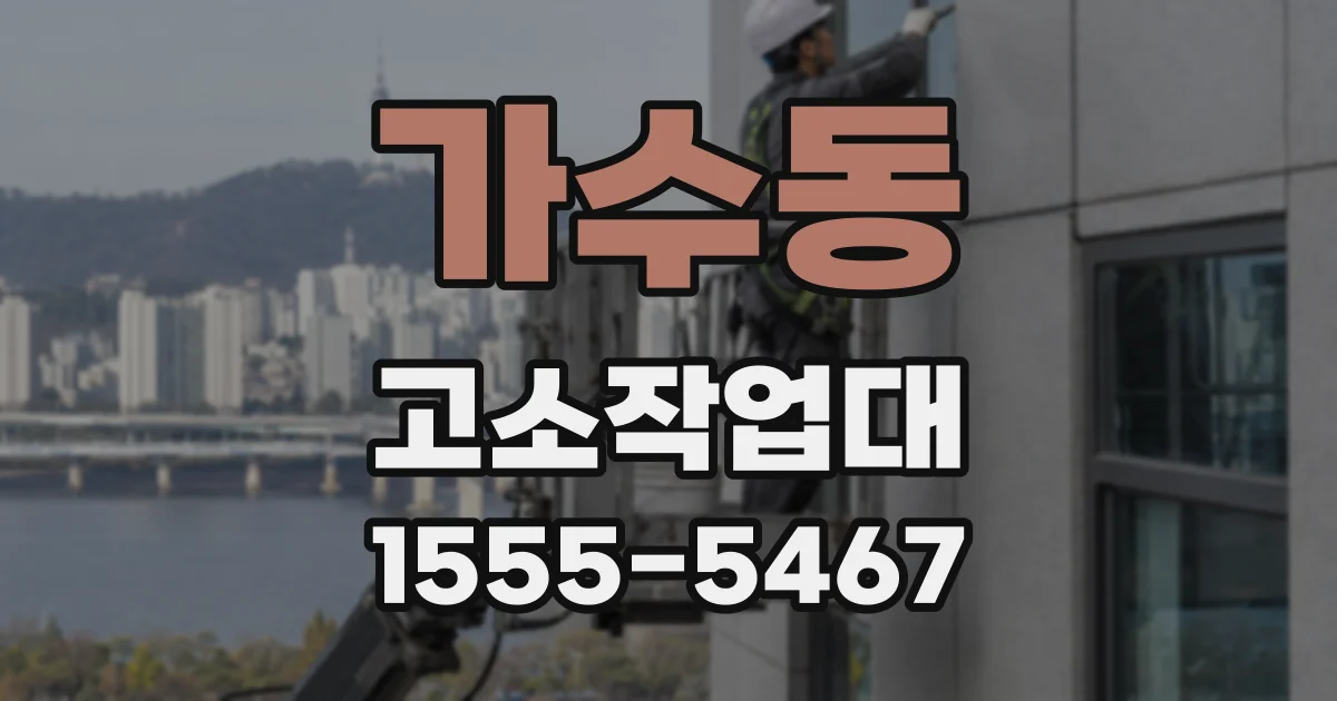 가수동 고소작업대