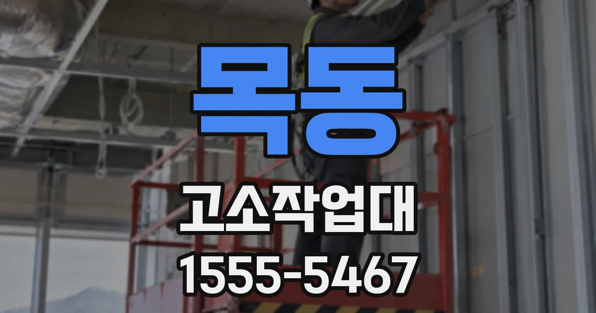 목동 고소작업대
