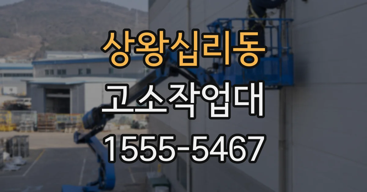 상왕십리동 고소작업대