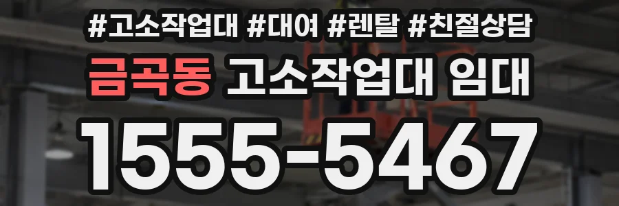 금곡동 고소작업대 임대