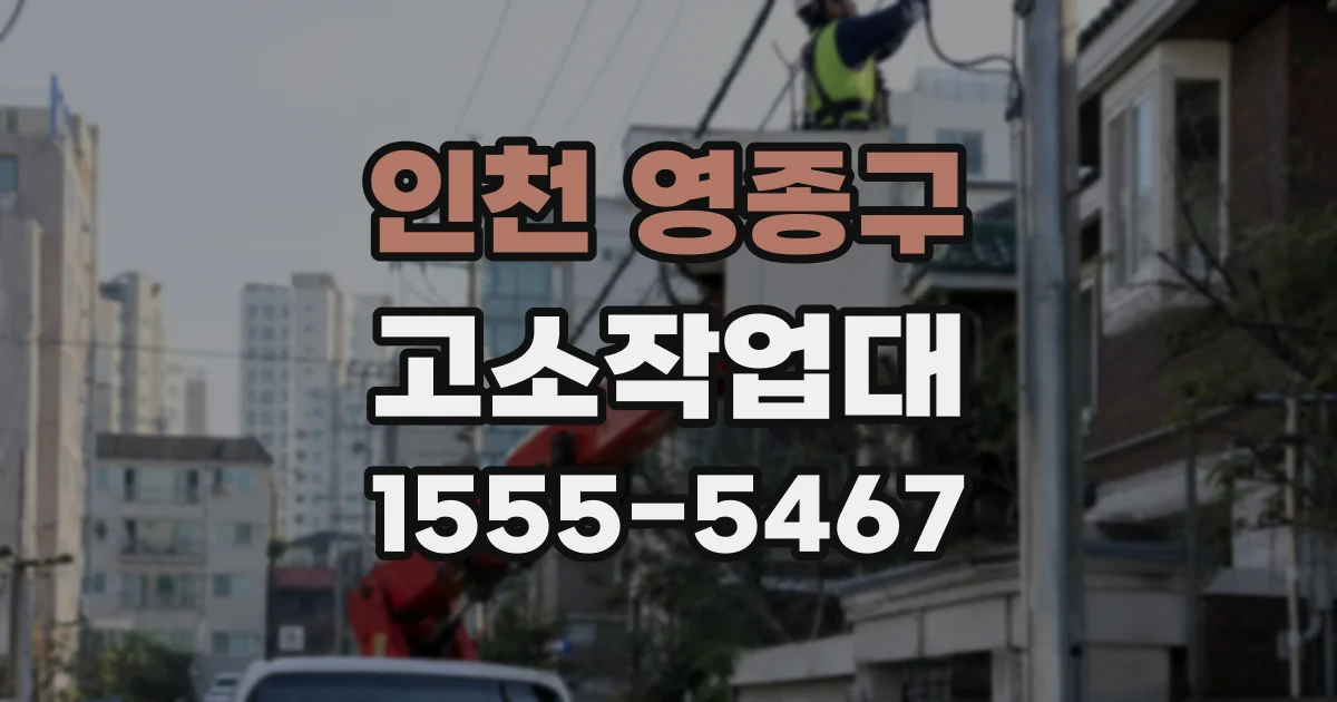 인천 영종구 고소작업대