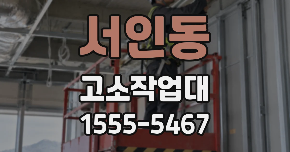서인동 고소작업대