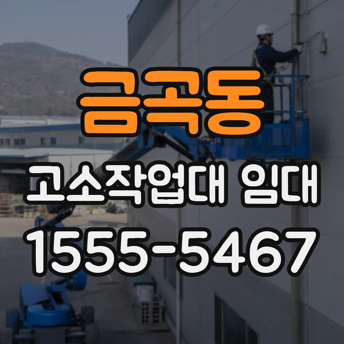 금곡동 고소작업대 임대