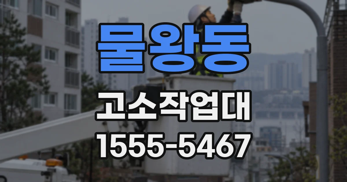 물왕동 고소작업대