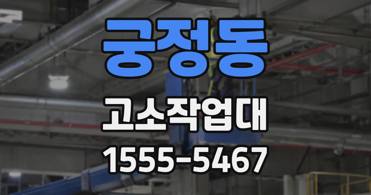 궁정동 고소작업대