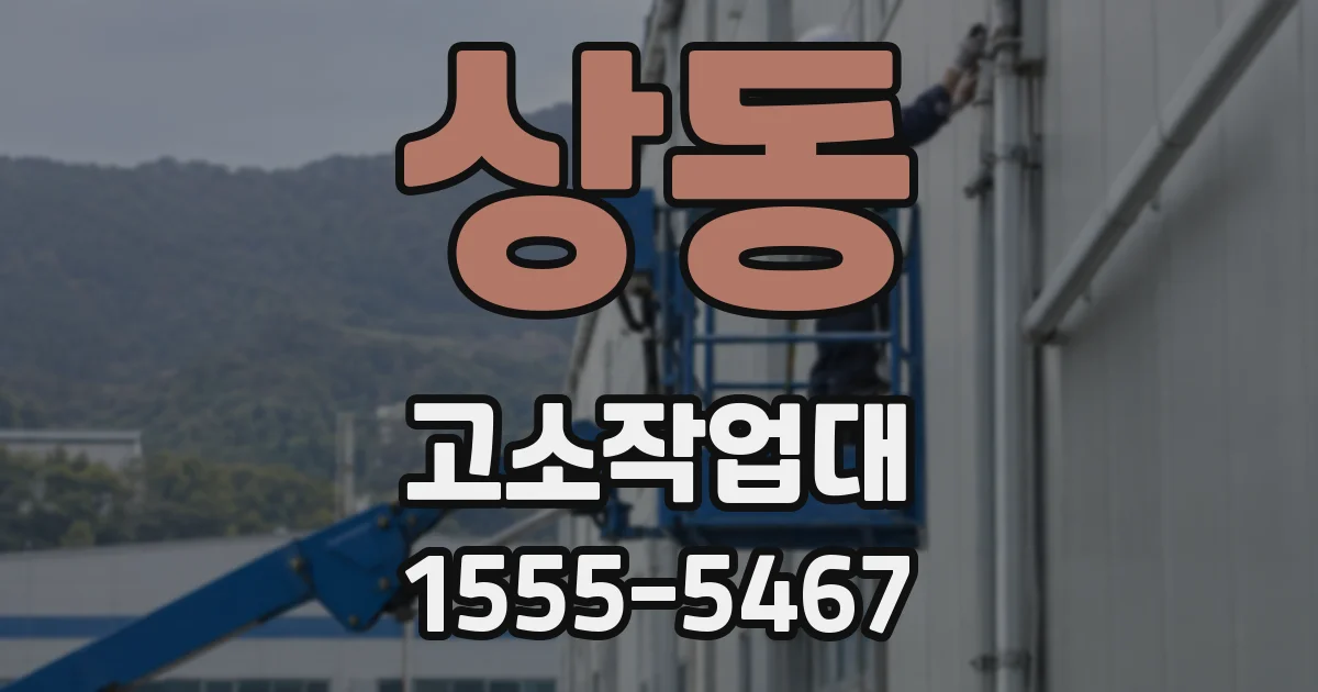 상동 고소작업대