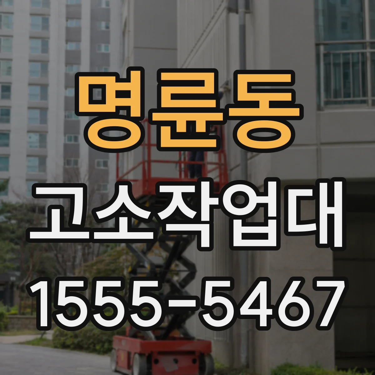 명륜동 고소작업대