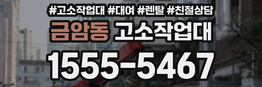 금암동 고소작업대