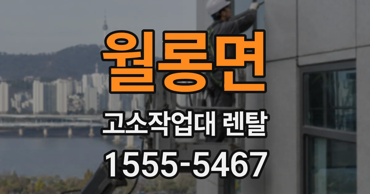 월롱면 고소작업대 렌탈