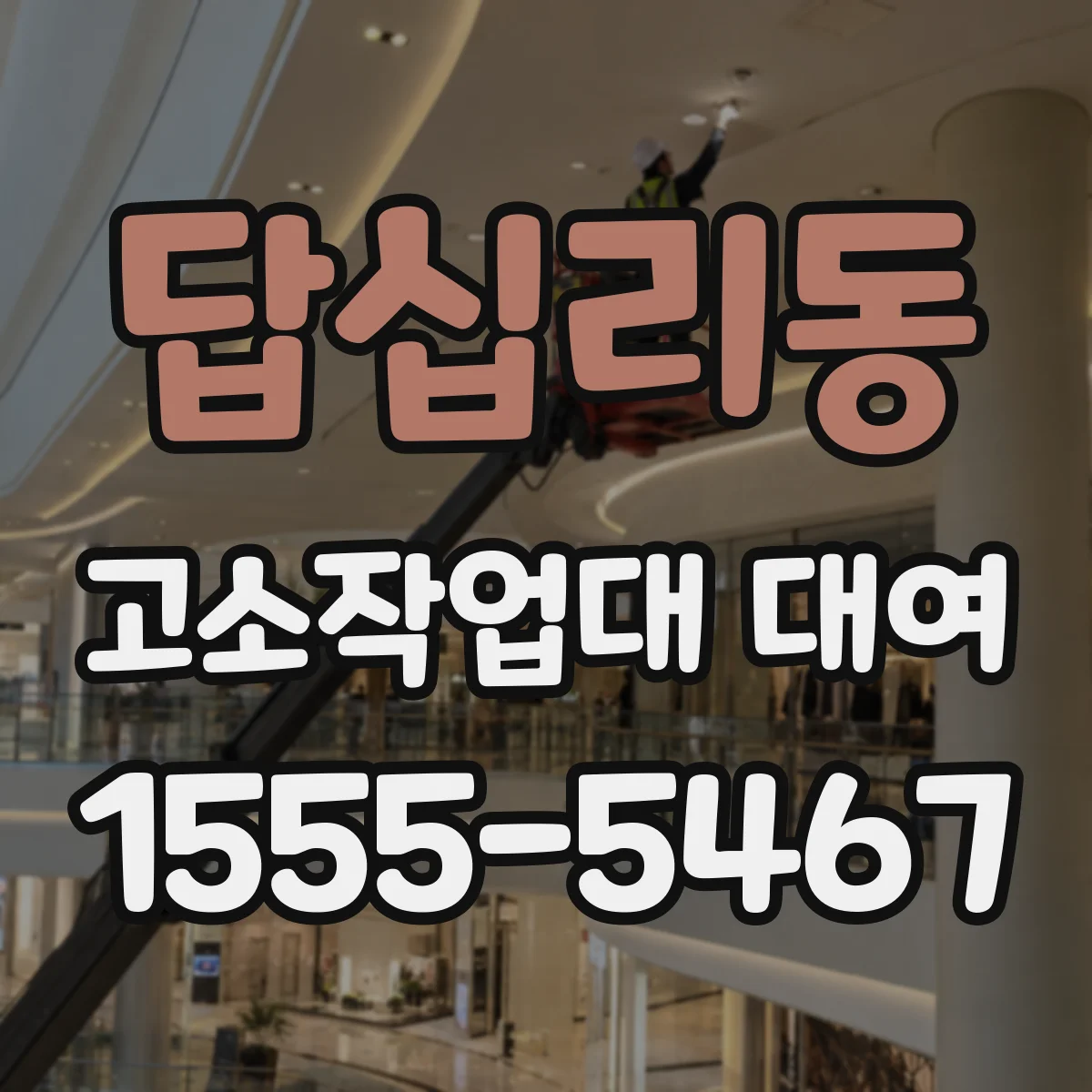 답십리동 고소작업대 대여