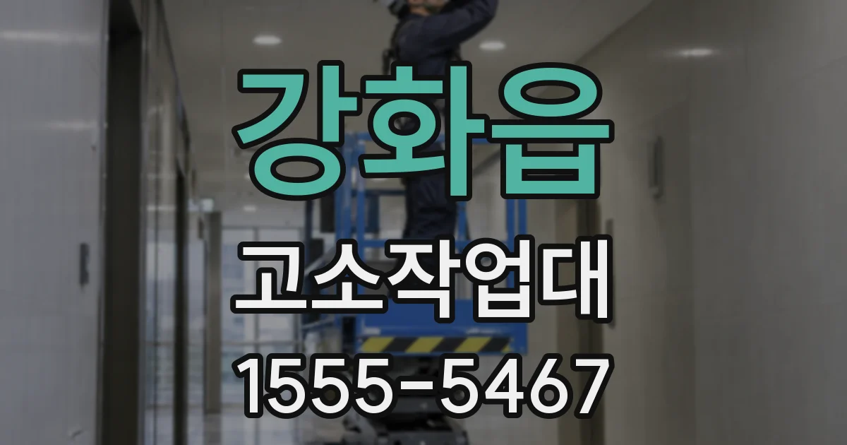 강화읍 고소작업대