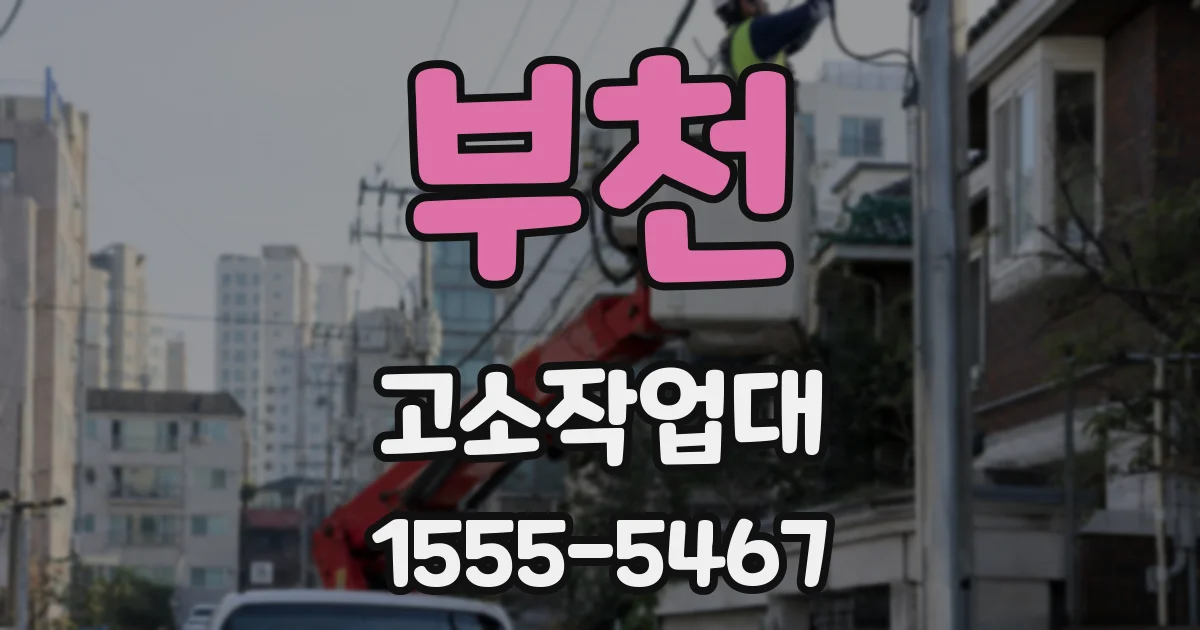 부천 고소작업대