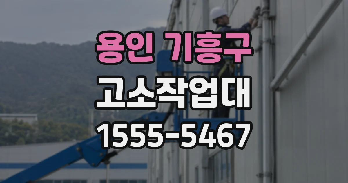 용인 기흥구 고소작업대