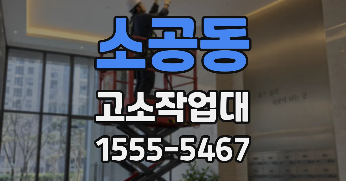 소공동 고소작업대