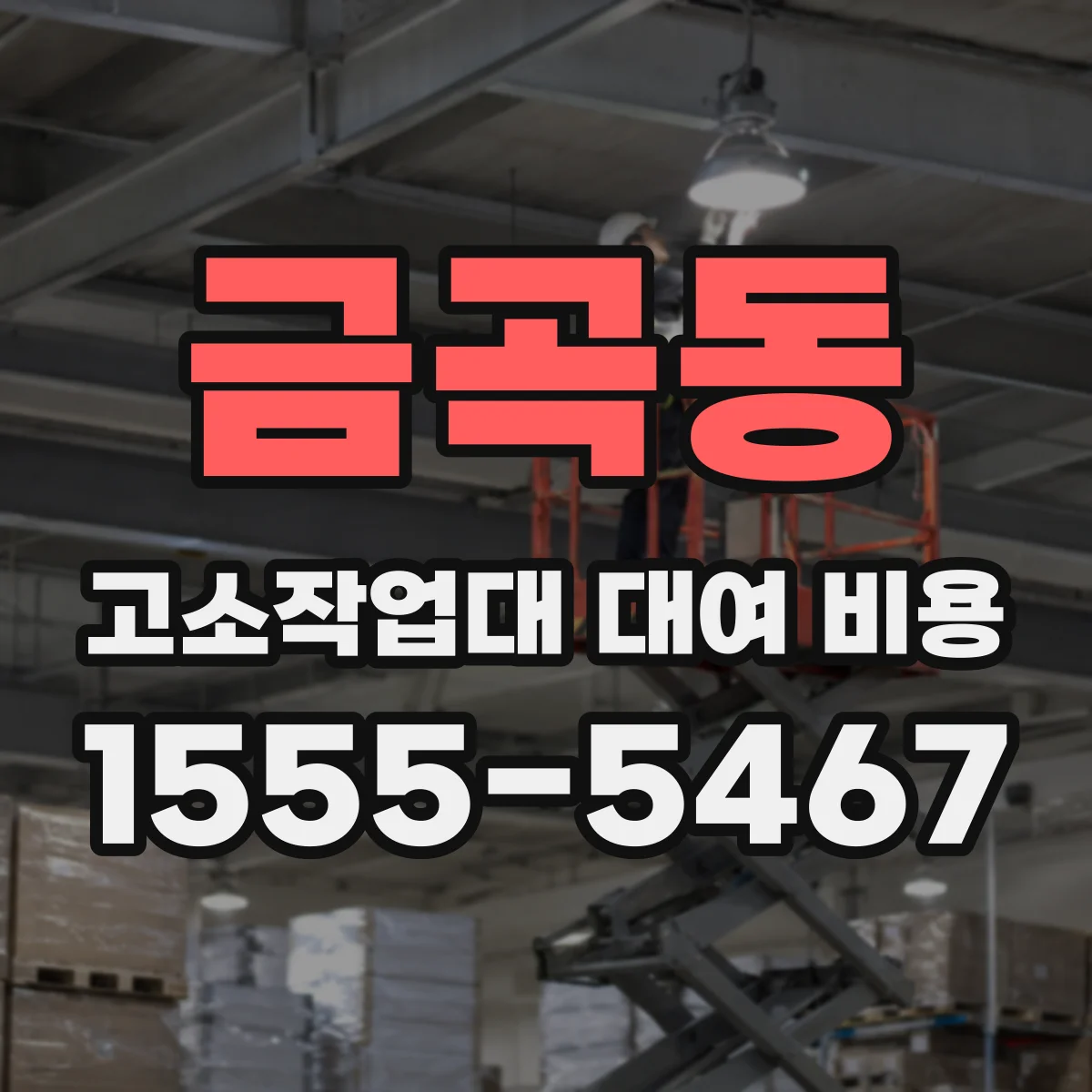 금곡동 고소작업대 대여 비용
