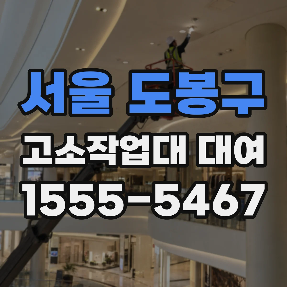 서울 도봉구 고소작업대 대여