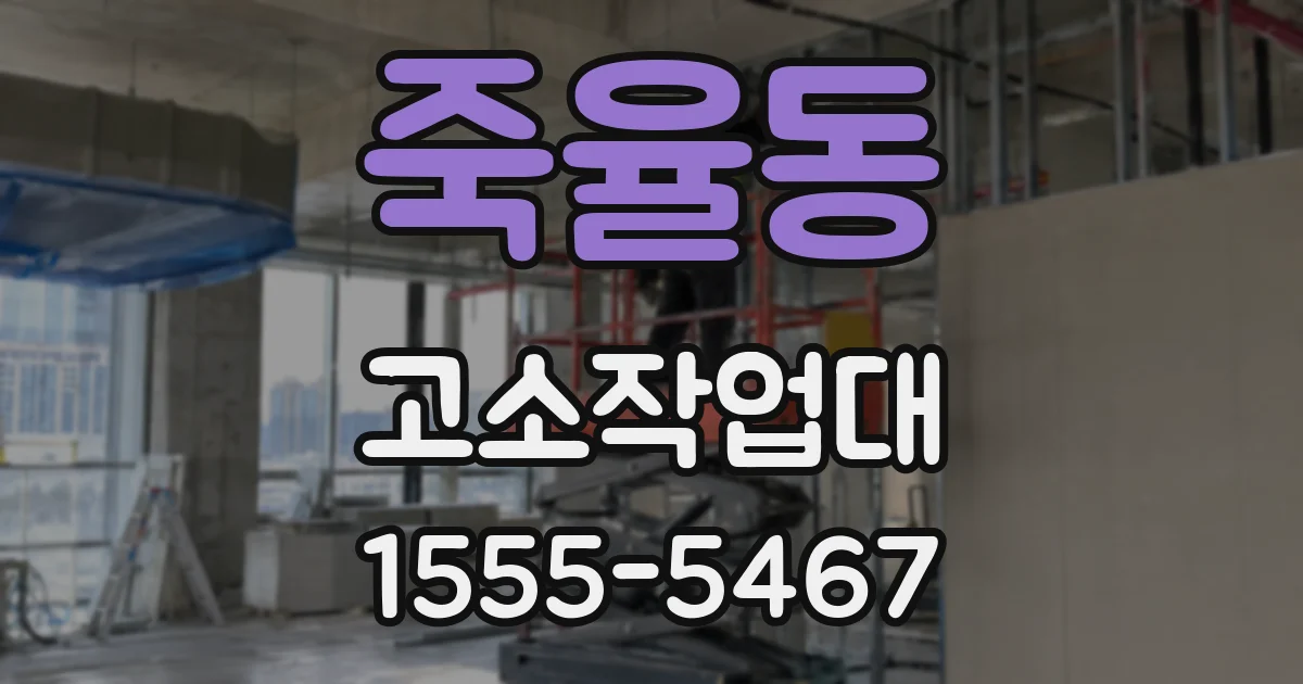 죽율동 고소작업대