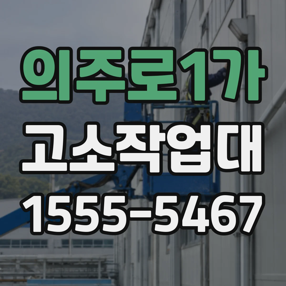 의주로1가 고소작업대