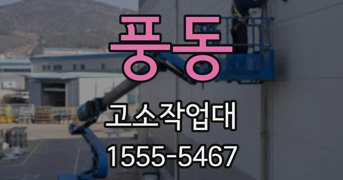 풍동 고소작업대
