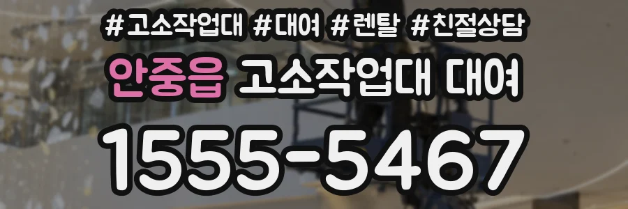 안중읍 고소작업대 대여