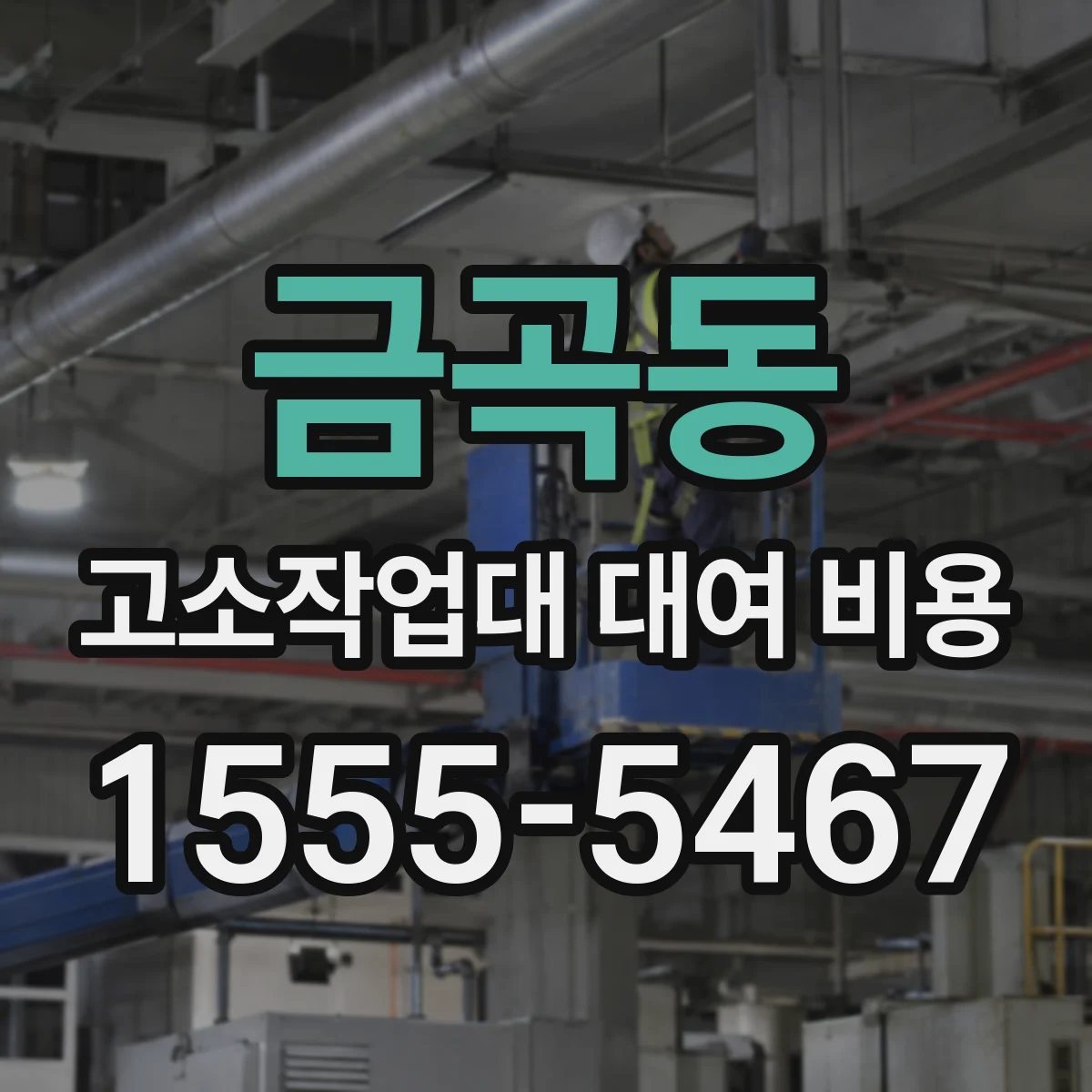 금곡동 고소작업대 대여 비용