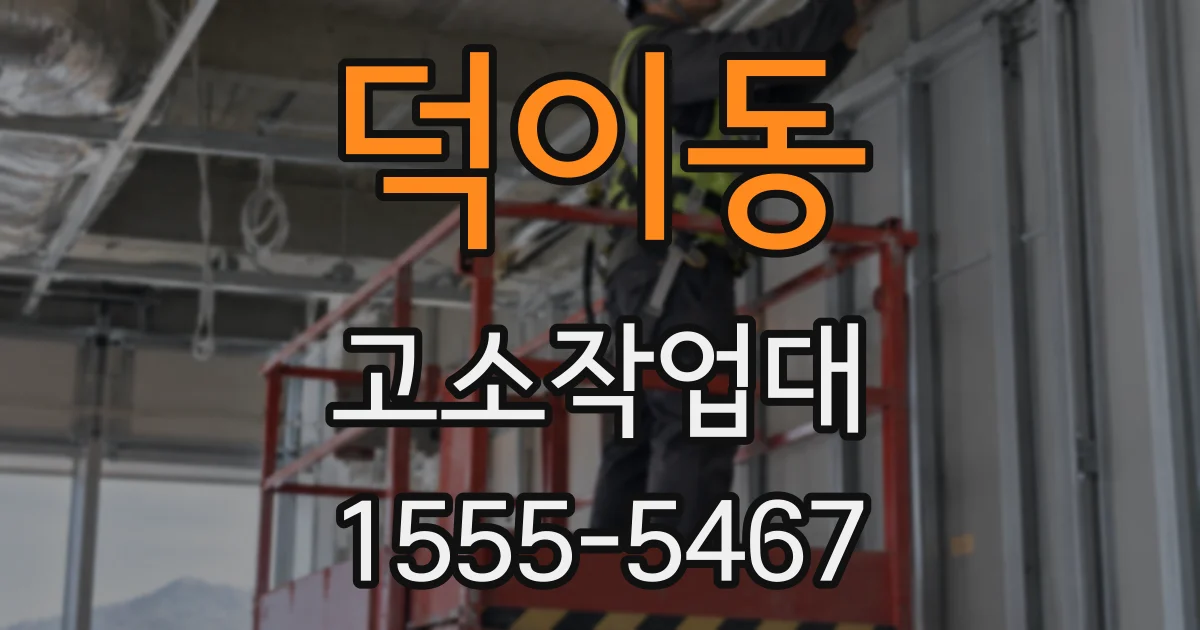 덕이동 고소작업대