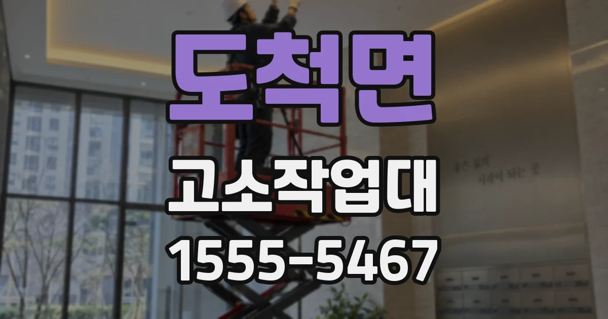 도척면 고소작업대