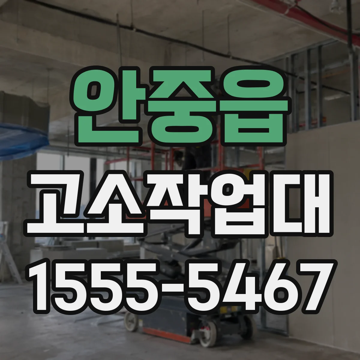 안중읍 고소작업대