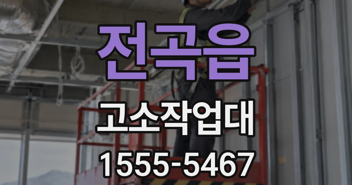 전곡읍 고소작업대