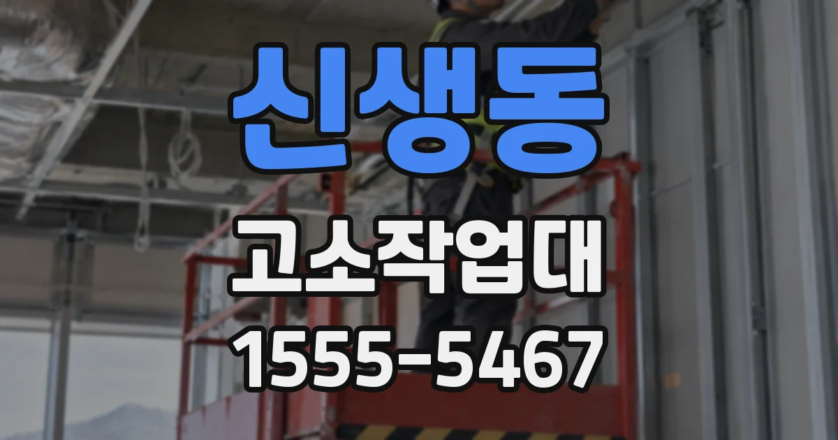 신생동 고소작업대