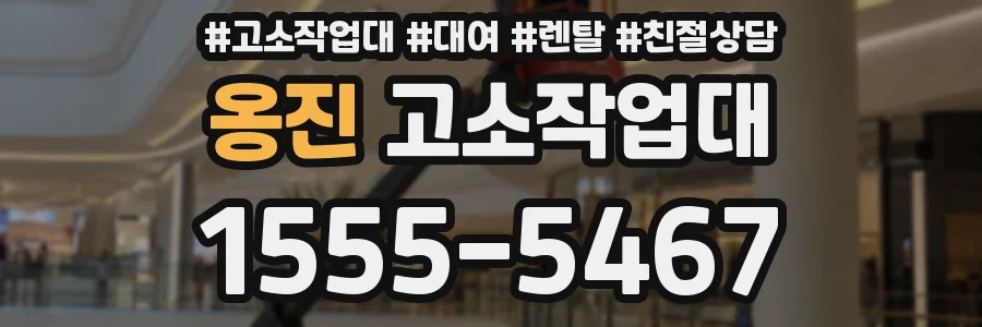 옹진 고소작업대