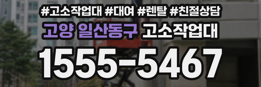 고양 일산동구 고소작업대