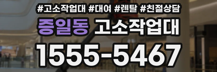 증일동 고소작업대