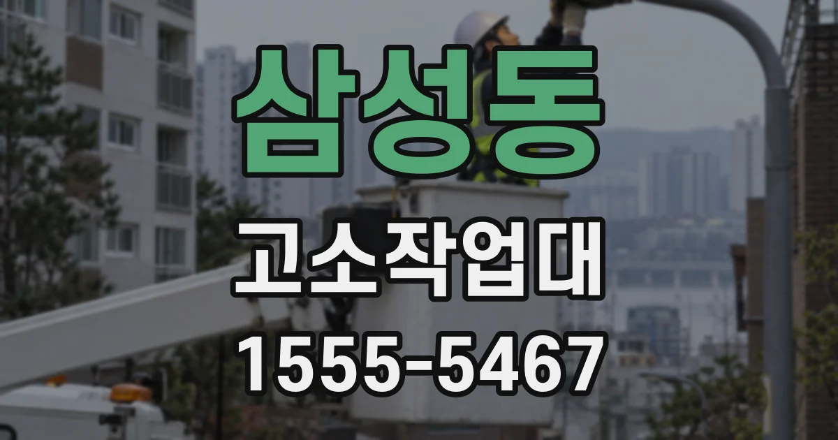 삼성동 고소작업대