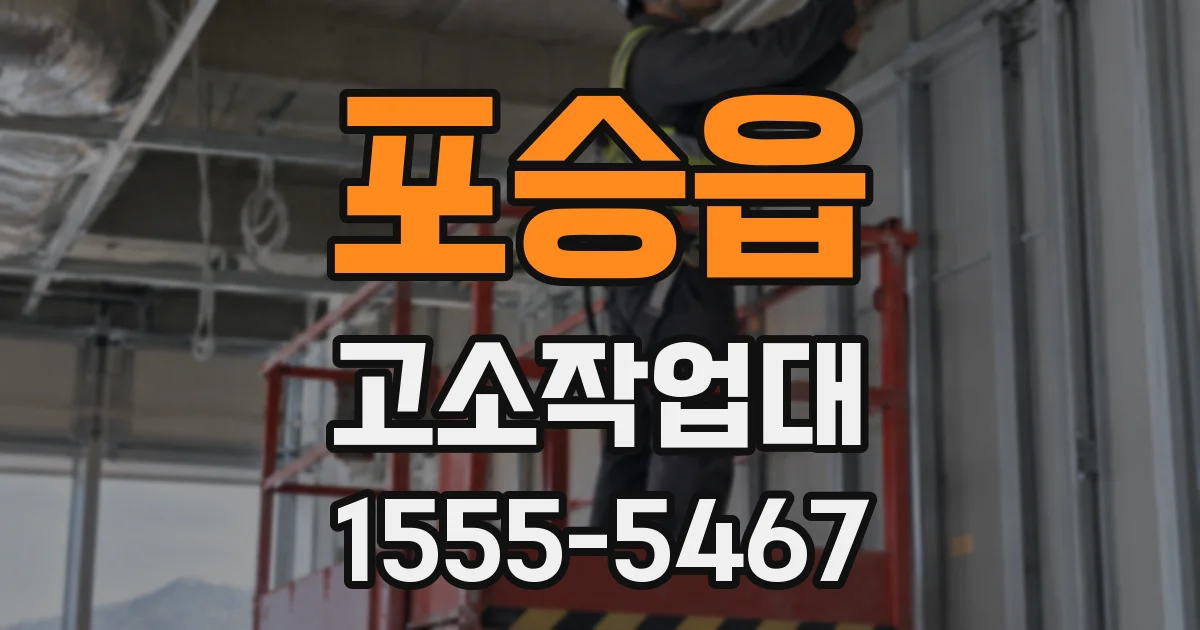 포승읍 고소작업대