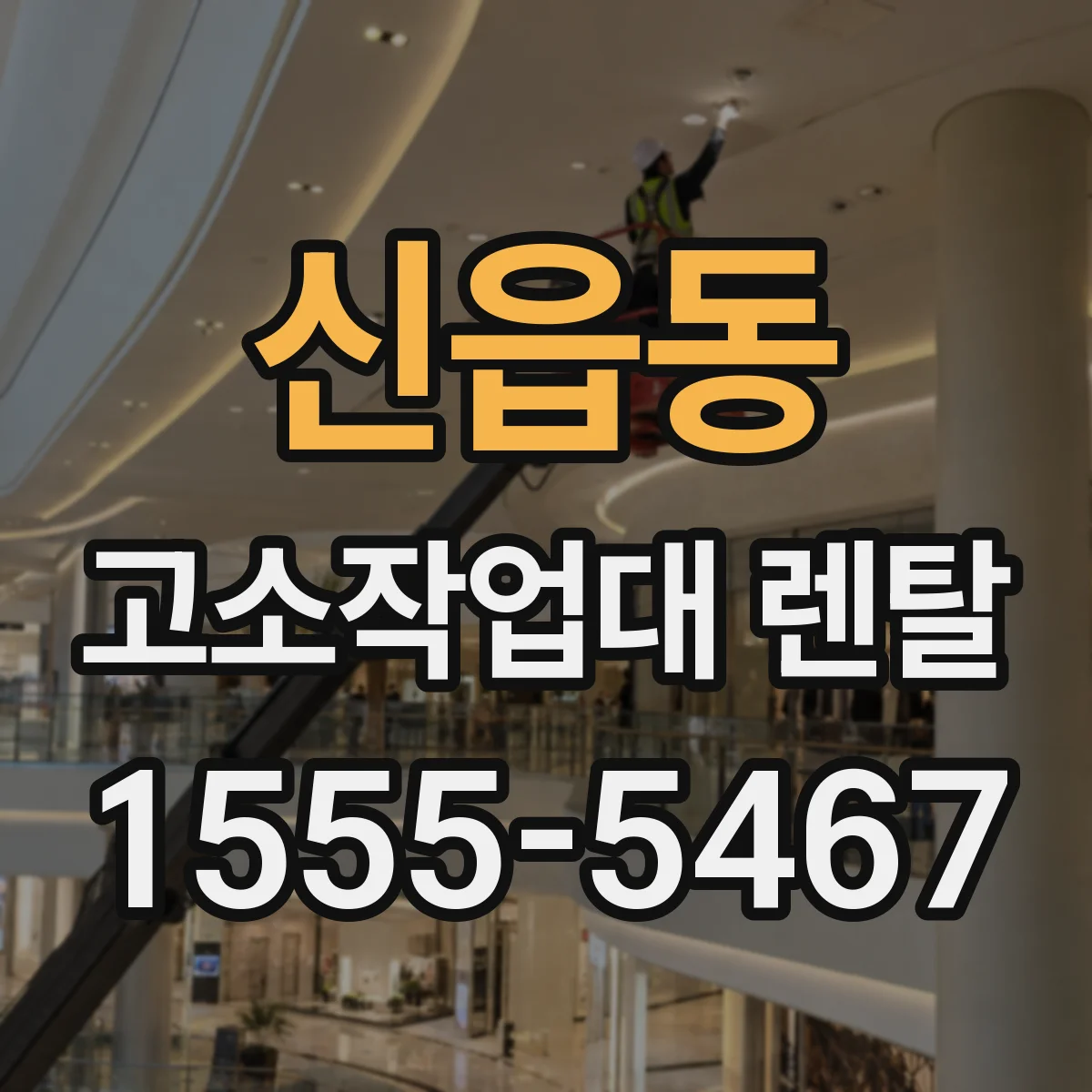 신읍동 고소작업대 렌탈