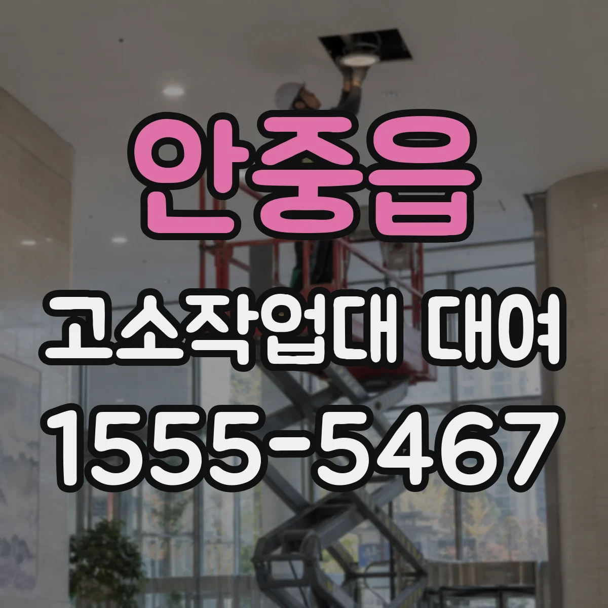 안중읍 고소작업대 대여