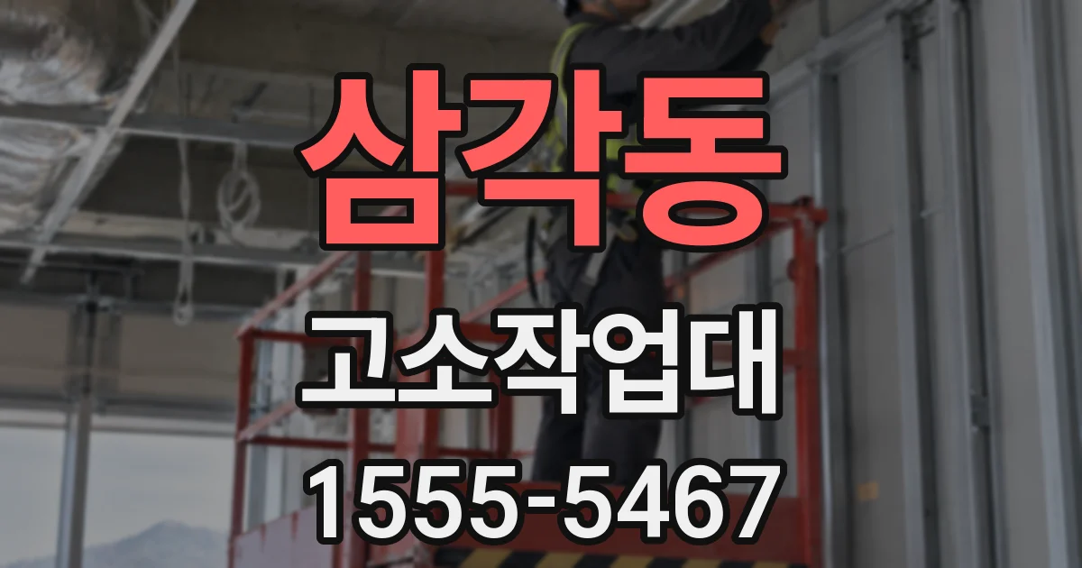 삼각동 고소작업대