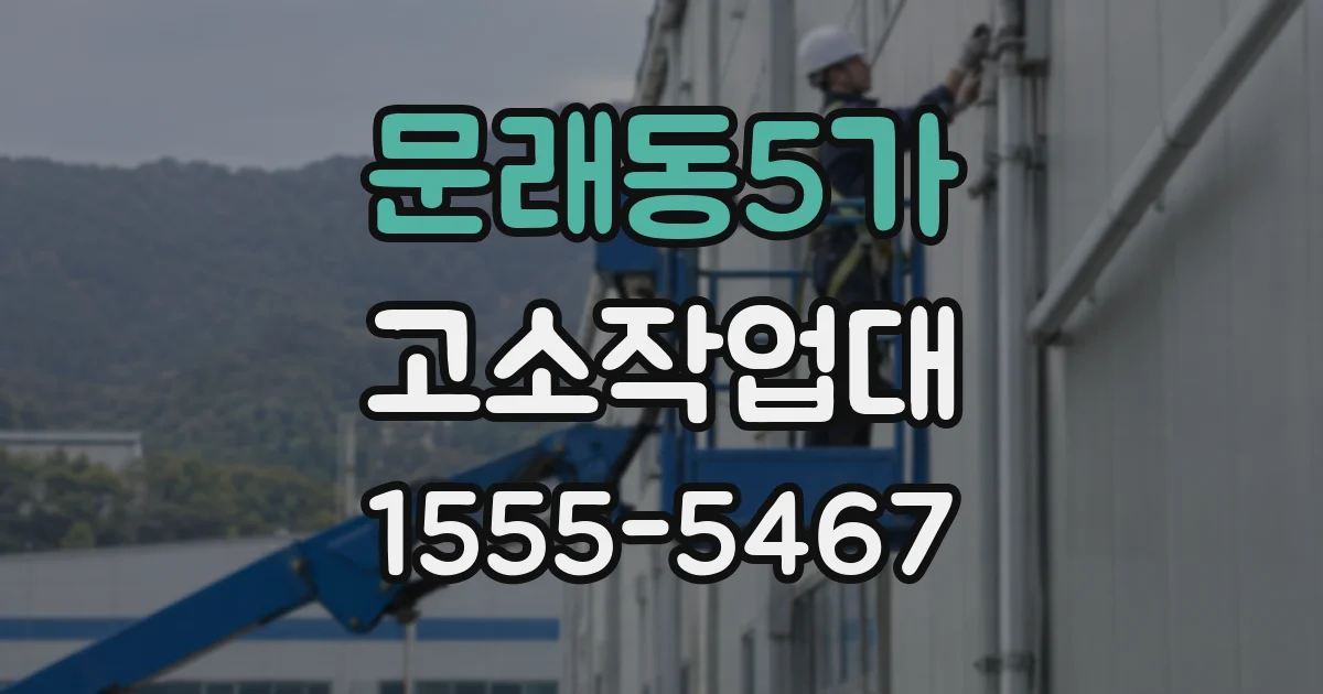 문래동5가 고소작업대
