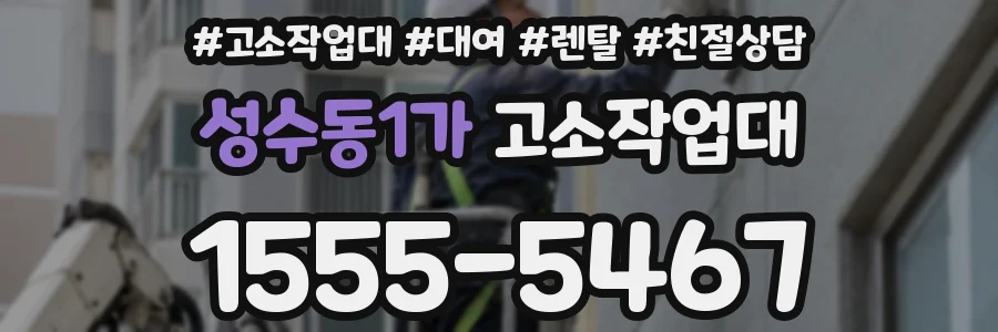 성수동1가 고소작업대