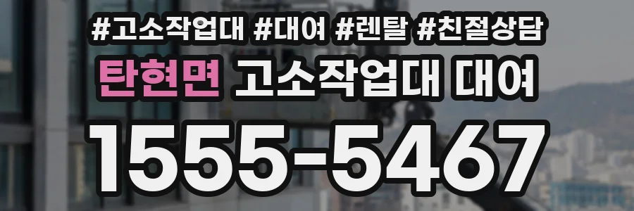 탄현면 고소작업대 대여