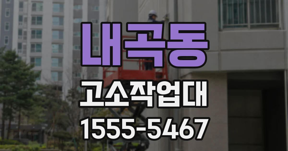 내곡동 고소작업대