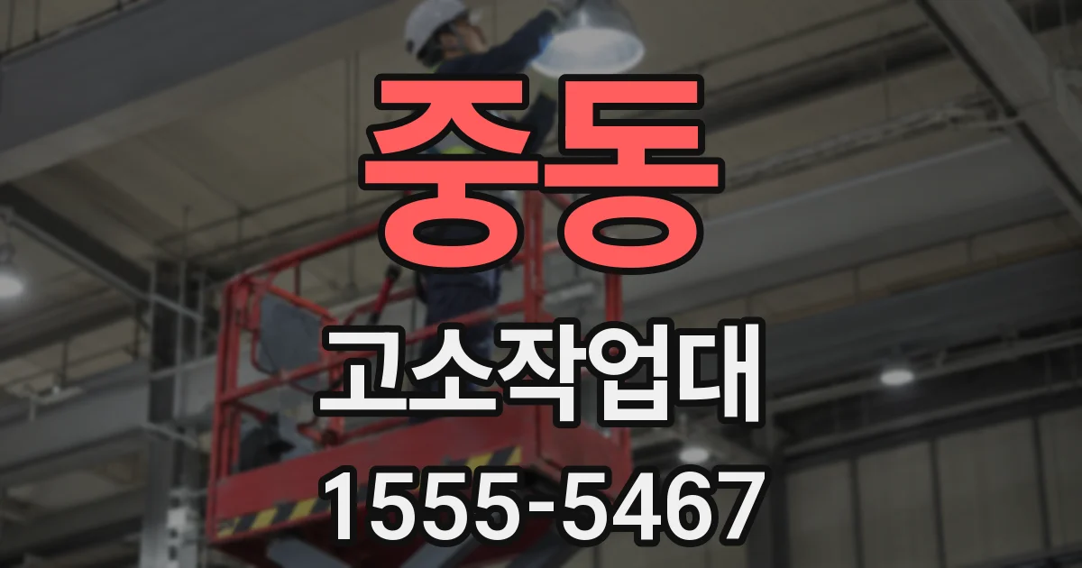 중동 고소작업대