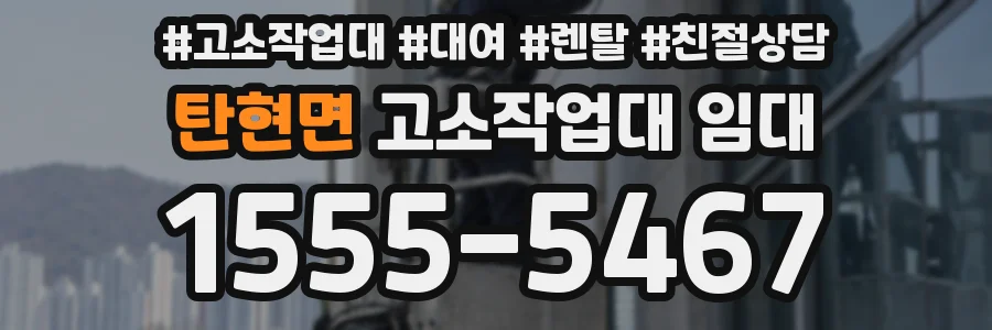 탄현면 고소작업대 임대