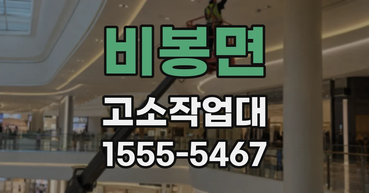 비봉면 고소작업대