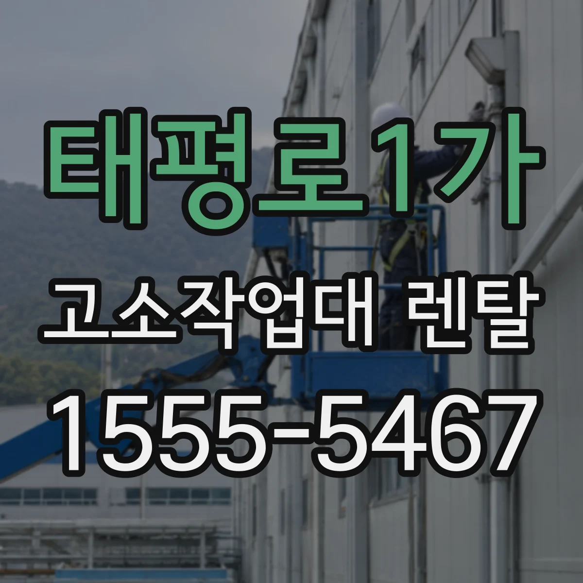 태평로1가 고소작업대 렌탈