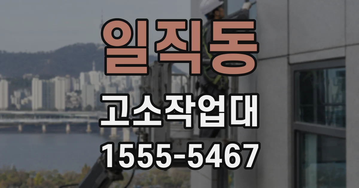 일직동 고소작업대