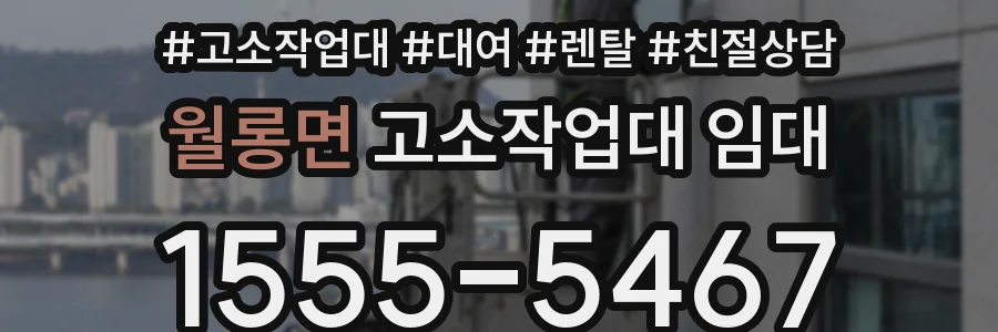 월롱면 고소작업대 임대