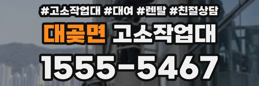 대곶면 고소작업대