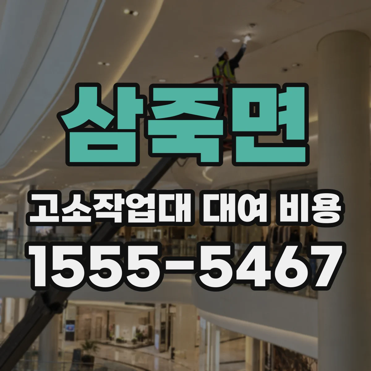 삼죽면 고소작업대 대여 비용
